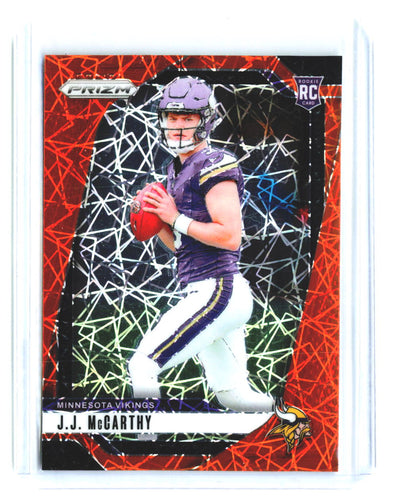 J.J. McCarthy 2024 Panini Prizm Lazer #400