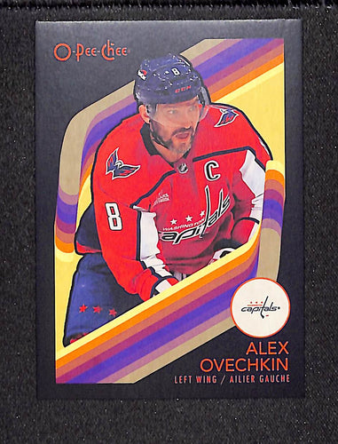 Alex Ovechkin 2023-24 O-Pee-Chee Pee-Chee - Retro Black Border #8 /100