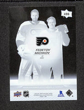 Load image into Gallery viewer, Matvei Michkov / Ivan Fedotov 2024-25 Upper Deck Clear Cut #496

