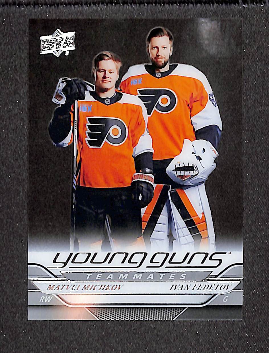 Matvei Michkov / Ivan Fedotov 2024-25 Upper Deck Clear Cut #496