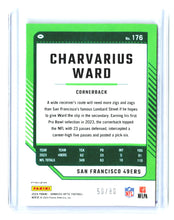 Load image into Gallery viewer, Charvarius Ward 2024 Donruss Optic Pink Velocity #176 #/80
