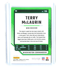Load image into Gallery viewer, Terry McLaurin 2024 Donruss Optic Red #196 #/125
