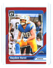 Load image into Gallery viewer, Hayden Hurst 2024 Donruss Optic Red #110 #/125
