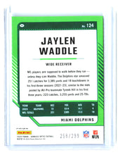 Load image into Gallery viewer, Jaylen Waddle 2024 Donruss Optic Aqua #124 #/299
