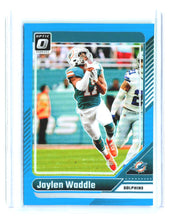 Load image into Gallery viewer, Jaylen Waddle 2024 Donruss Optic Aqua #124 #/299
