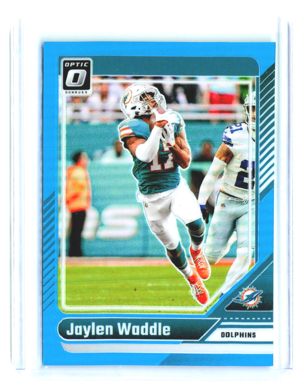 Jaylen Waddle 2024 Donruss Optic Aqua #124 #/299