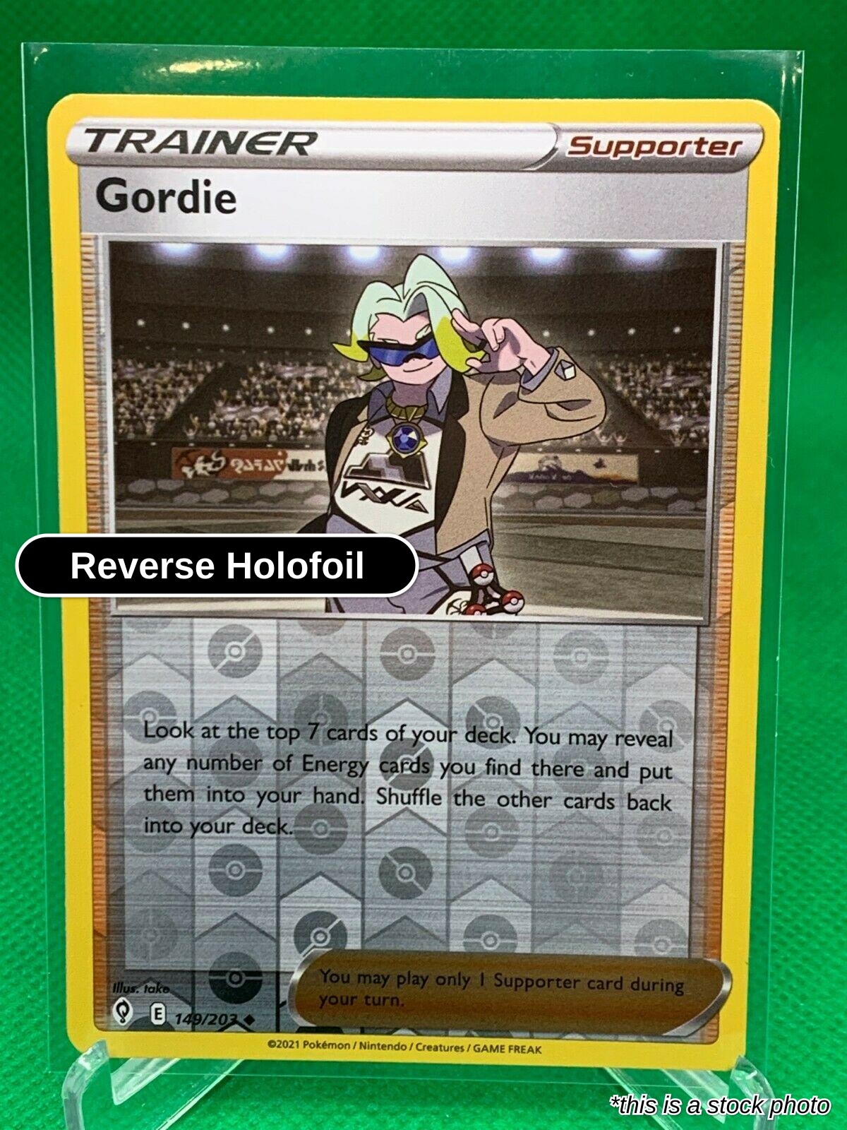 Gordie - 149/203 - [SWSH07 - SWSH07: Evolving Skies] - Reverse Holofoil