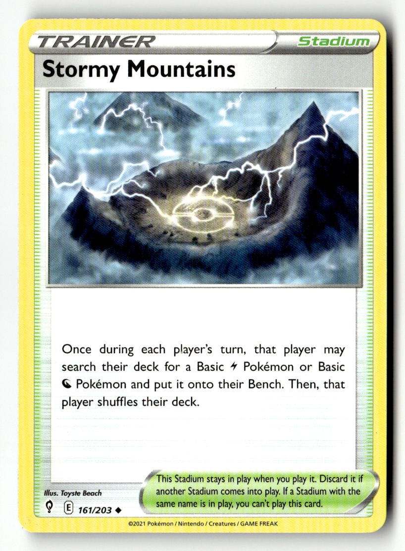 Stormy Mountains - 161/203 - [SWSH07 - SWSH07: Evolving Skies]