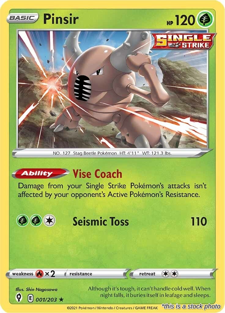 Pinsir - 001/203 - [SWSH07 - SWSH07: Evolving Skies]