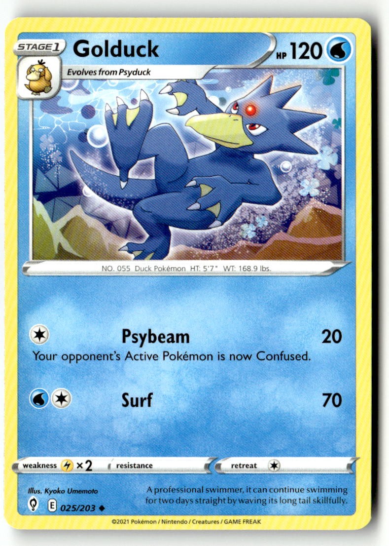 Golduck - 025/203 - [SWSH07 - SWSH07: Evolving Skies]