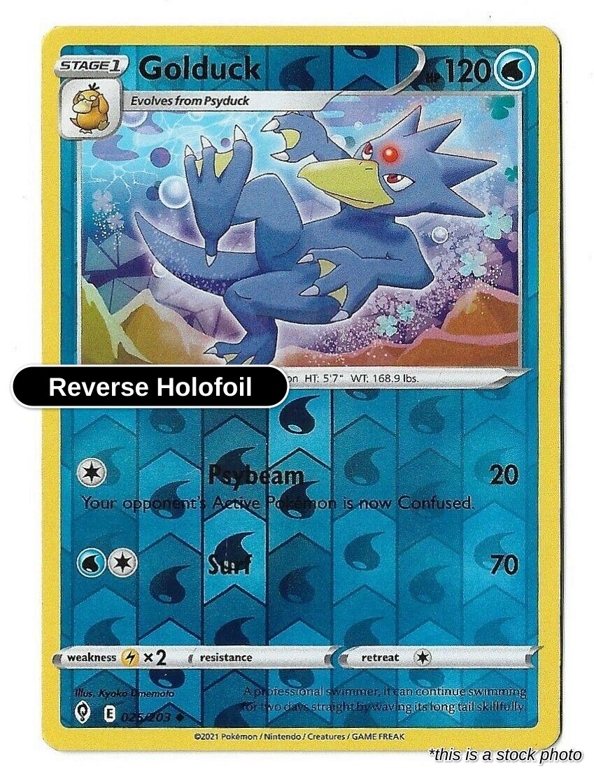 Golduck - 025/203 - [SWSH07 - SWSH07: Evolving Skies] - Reverse Holofoil