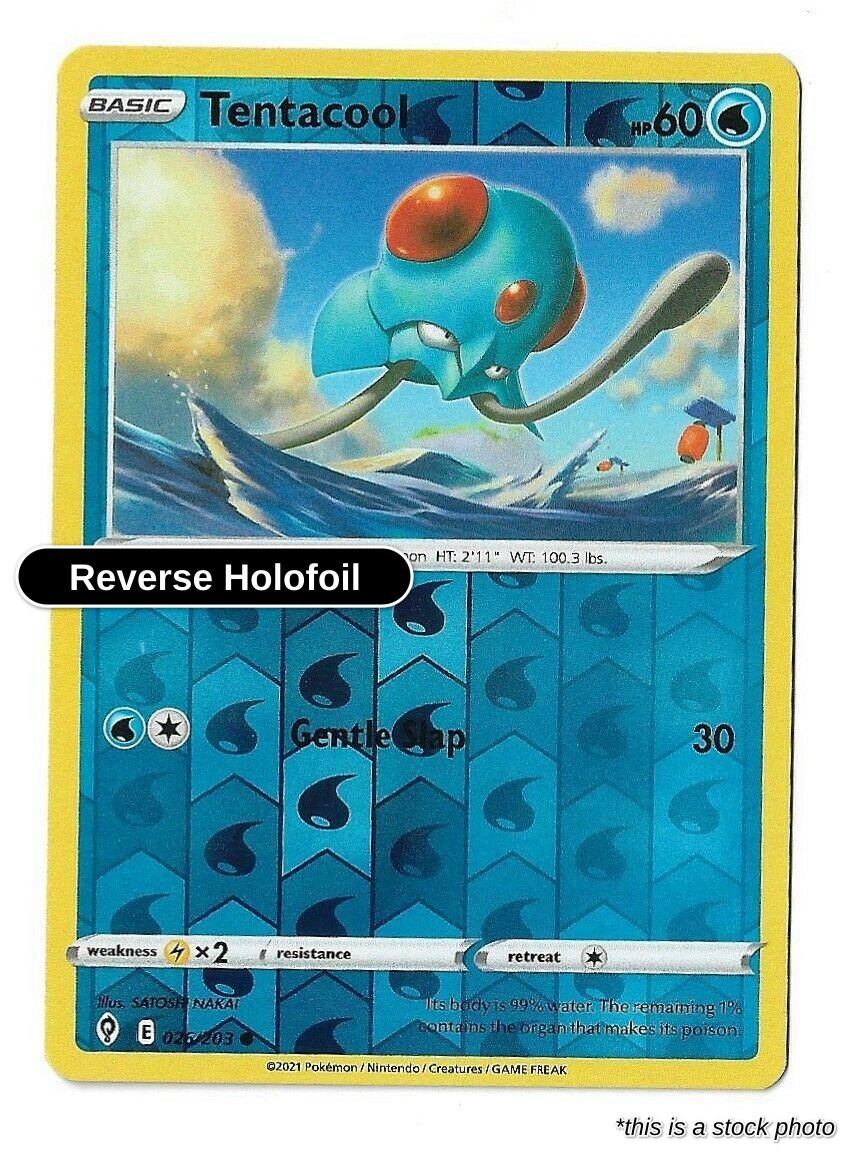 Tentacool - 026/203 - [SWSH07 - SWSH07: Evolving Skies] - Reverse Holofoil