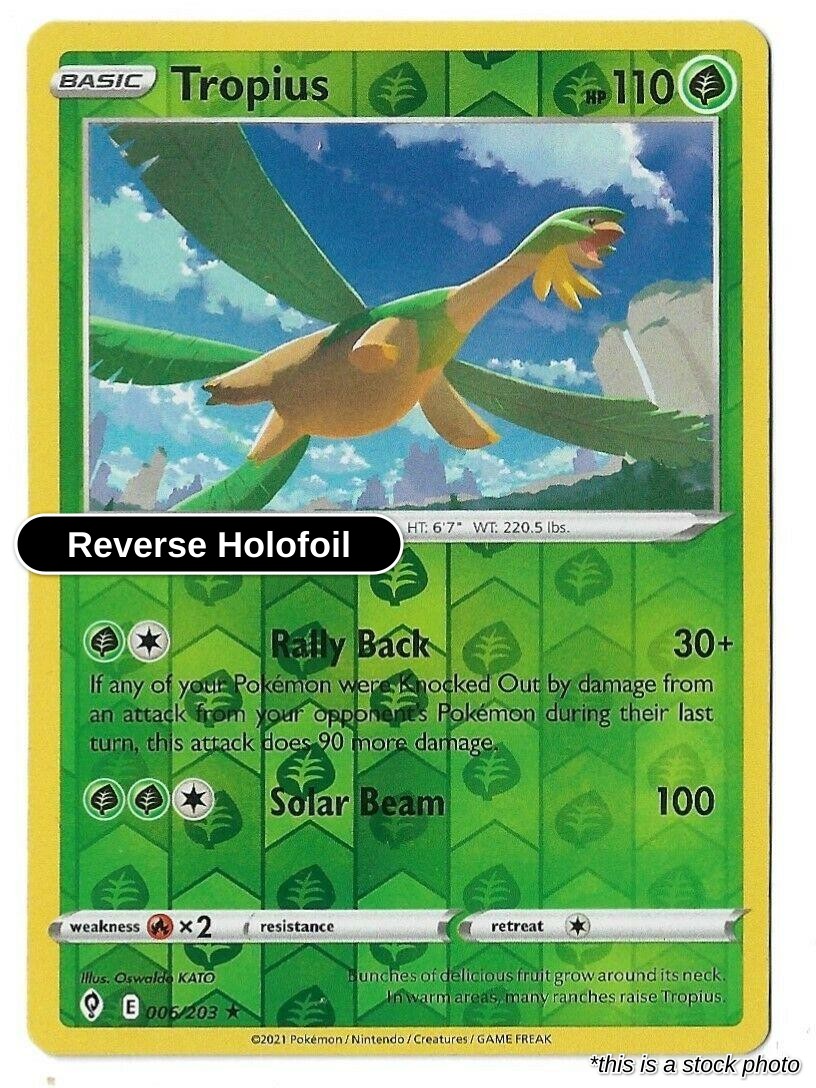 Tropius - 006/203 - [SWSH07 - SWSH07: Evolving Skies] - Reverse Holofoil
