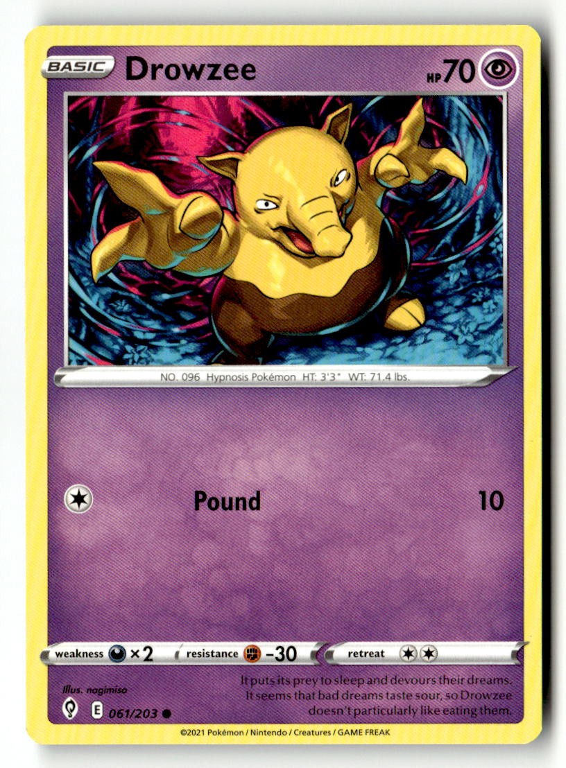 Drowzee - 061/203 - [SWSH07 - SWSH07: Evolving Skies]