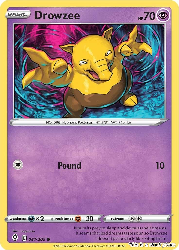 Drowzee - 061/203 - [SWSH07 - SWSH07: Evolving Skies]