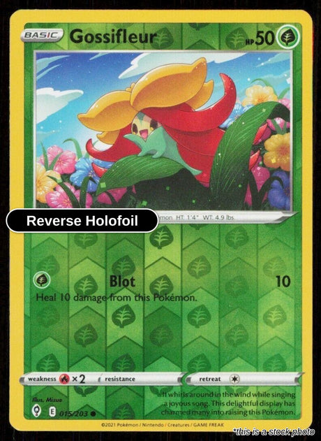 Gossifleur - 015/203 - [SWSH07 - SWSH07: Evolving Skies] - Reverse Holofoil
