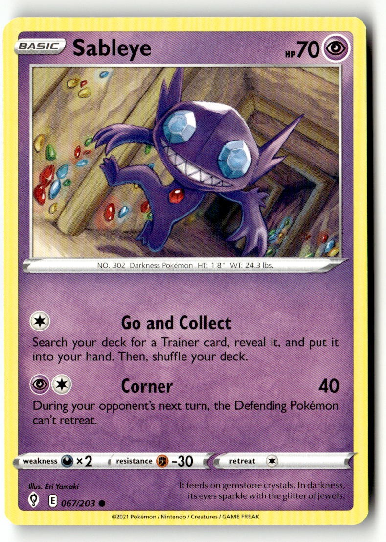Sableye - 067/203 - [SWSH07 - SWSH07: Evolving Skies]