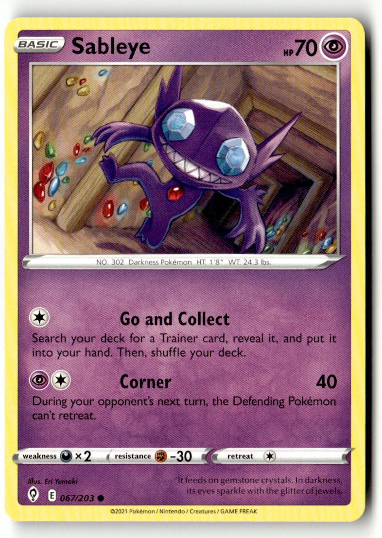 Sableye - 067/203 - [SWSH07 - SWSH07: Evolving Skies]