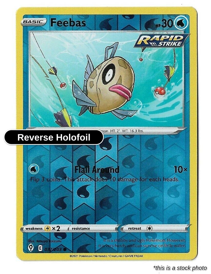 Feebas - 037/203 - [SWSH07 - SWSH07: Evolving Skies] - Reverse Holofoil