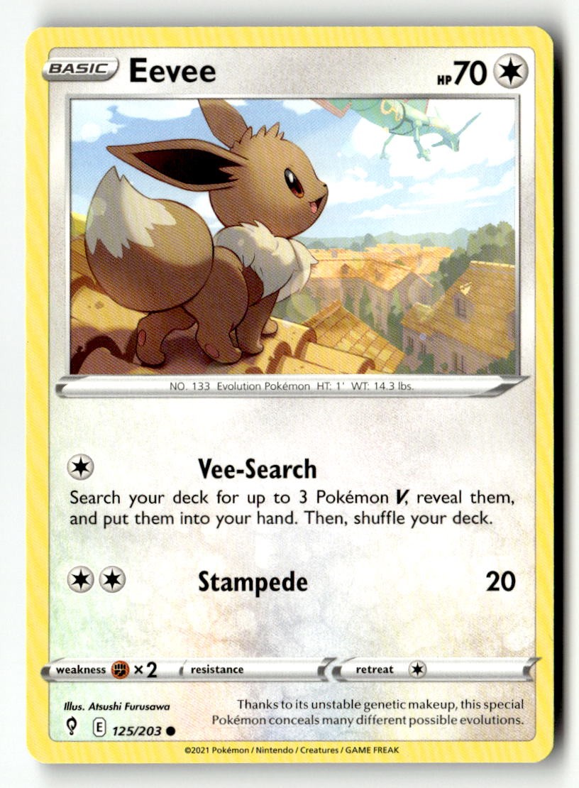 Eevee - 125/203 - [SWSH07 - SWSH07: Evolving Skies]