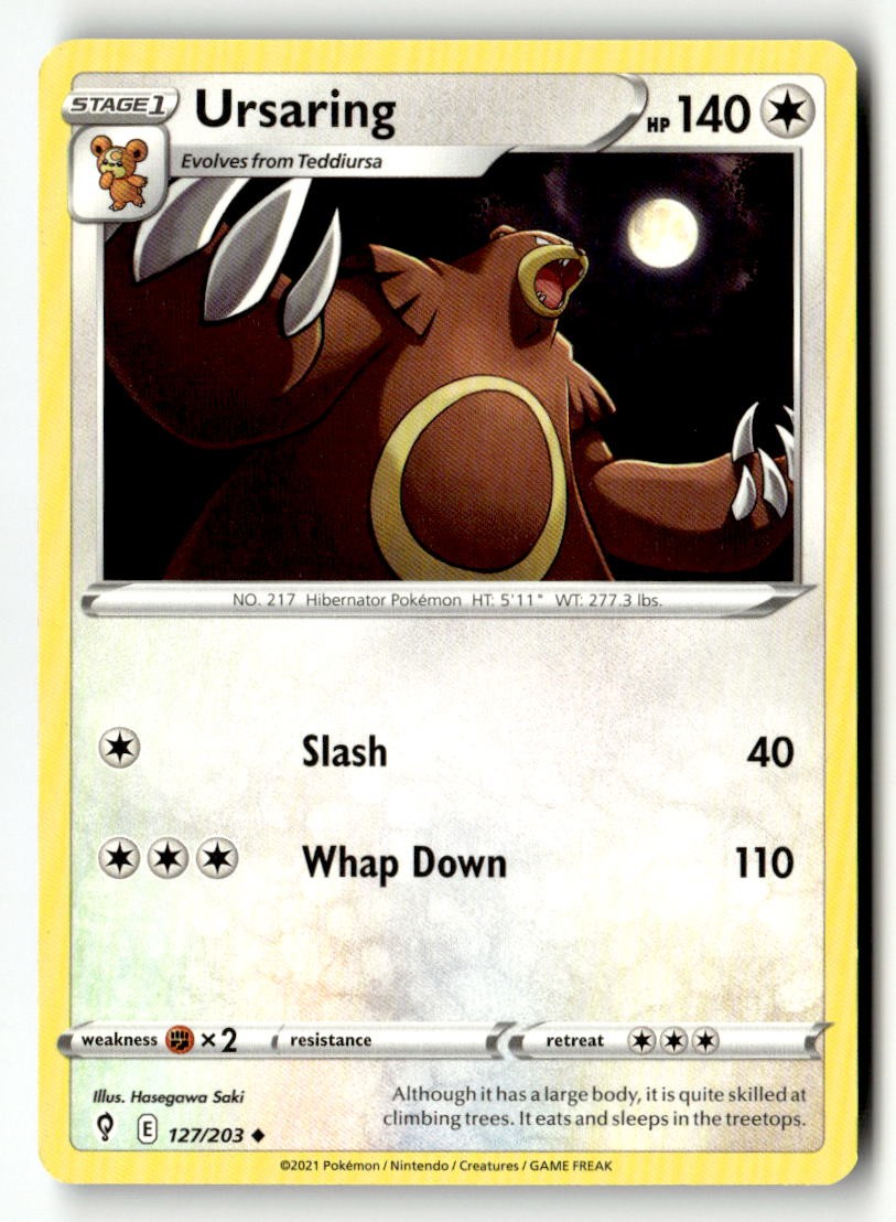 Ursaring - 127/203 - [SWSH07 - SWSH07: Evolving Skies]