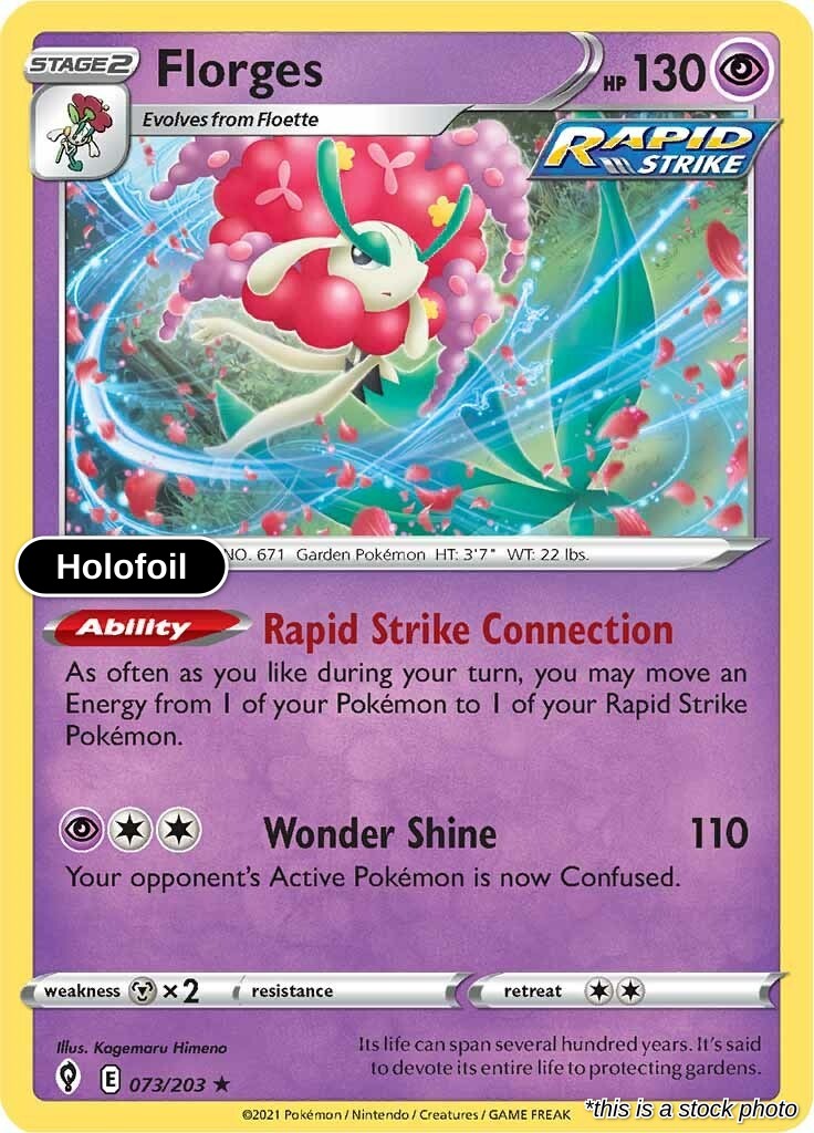 Florges - 073/203 - [SWSH07 - SWSH07: Evolving Skies] - Holofoil