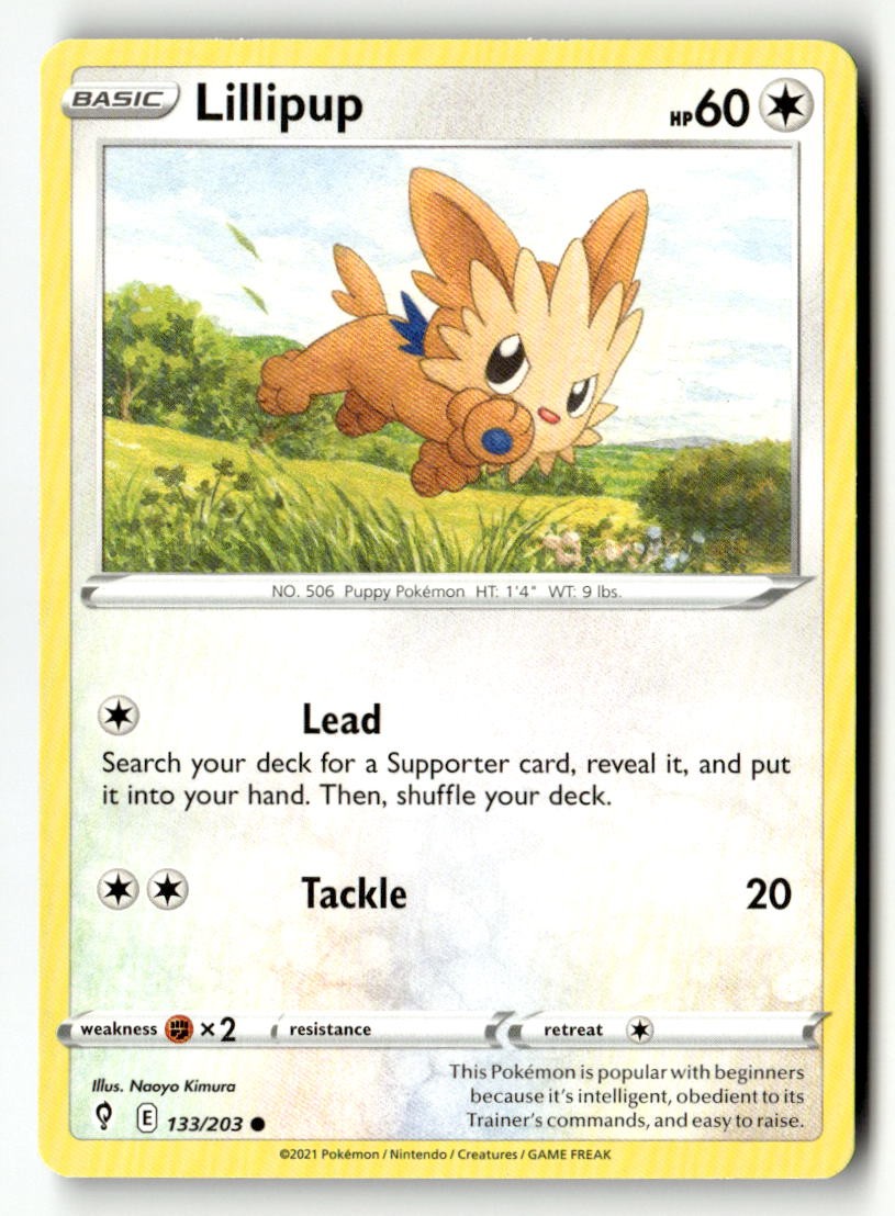 Lillipup - 133/203 - [SWSH07 - SWSH07: Evolving Skies]