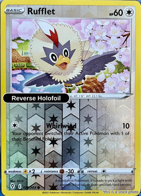 Rufflet - 136/203 - [SWSH07 - SWSH07: Evolving Skies] - Reverse Holofoil