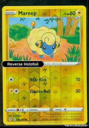 Mareep - 054/203 - [SWSH07 - SWSH07: Evolving Skies] - Reverse Holofoil