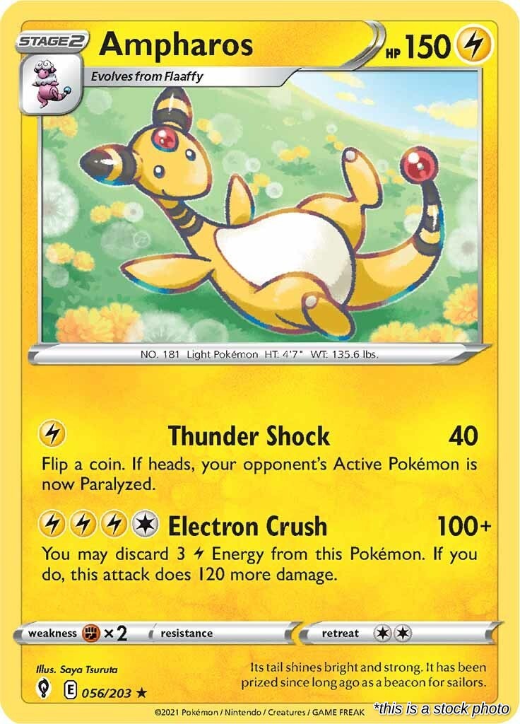 Ampharos - 056/203 - [SWSH07 - SWSH07: Evolving Skies]