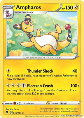 Ampharos - 056/203 - [SWSH07 - SWSH07: Evolving Skies]
