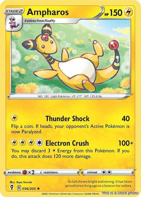 Ampharos - 056/203 - [SWSH07 - SWSH07: Evolving Skies]