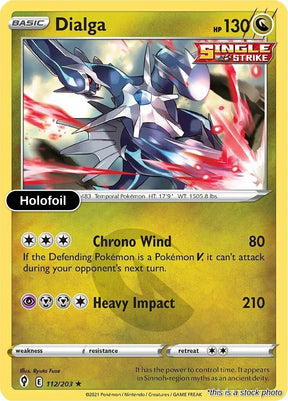 Dialga - 112/203 - [SWSH07 - SWSH07: Evolving Skies] - Holofoil