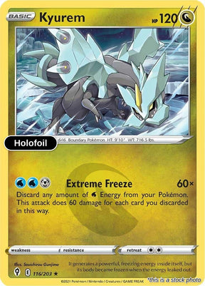 Kyurem - 116/203 - [SWSH07 - SWSH07: Evolving Skies] - Holofoil