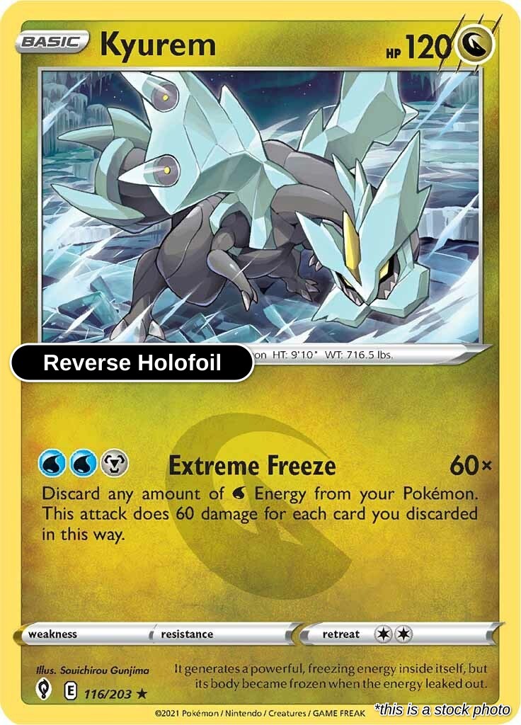 Kyurem - 116/203 - [SWSH07 - SWSH07: Evolving Skies] - Reverse Holofoil