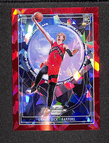 Gradey Dick 2023-24 Contenders Optic Hoop Dreams Red Cracked Ice #20 #/175