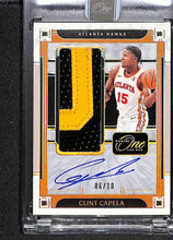 Load image into Gallery viewer, Clint Capela 2023-24 One and One Jumbo Jersey Autographs Gold /10 #JJA-CCP
