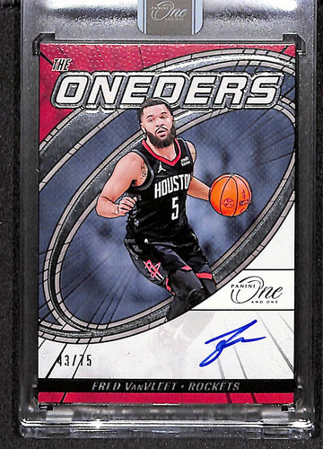 Fred VanVleet 2023-24 Panini One and One The Oneders Signatures /75 #TOS-FVV