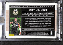 Load image into Gallery viewer, Giannis Antetokounmpo 2023-24 Timeless Moments Autographs Red /25 #TMA-GIA
