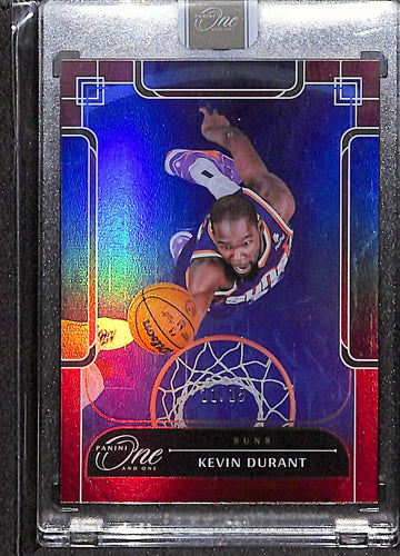 Kevin Durant 2023-24 Panini One and One Red #55 #/15