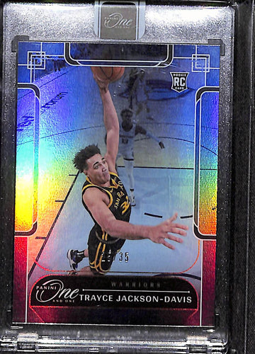 Trayce Jackson-Davis 2023-24 Panini One and One Blue #144 #/35