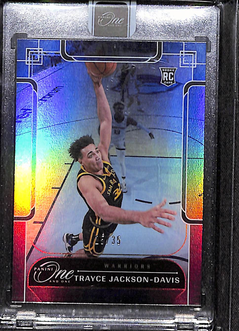 Trayce Jackson-Davis 2023-24 Panini One and One Blue #144 #/35