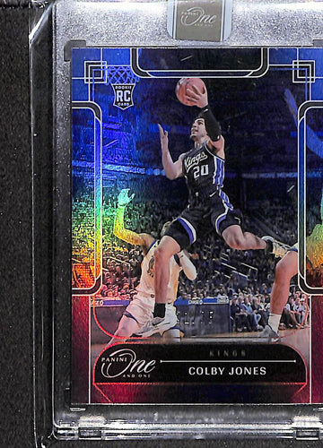 Colby Jones 2023-24 Panini One and One Blue #110 #/35