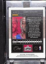 Load image into Gallery viewer, Kawhi Leonard 2023-24 Panini One and One #35 #/99
