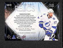 Load image into Gallery viewer, Victor Hedman 2024-25 Upper Deck Black Diamond Diamond Mine Relics #DMR-VH
