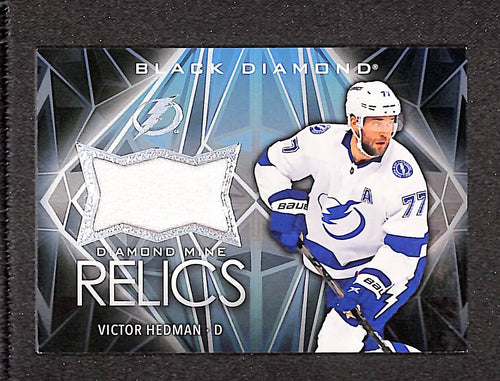 Victor Hedman 2024-25 Upper Deck Black Diamond Diamond Mine Relics #DMR-VH