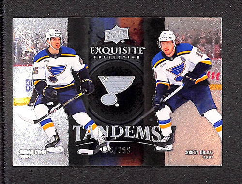 Jordan Kyrou/Robert Thomas 2024-25 Black Diamond Exquisite Collection Tandems #ET-KT