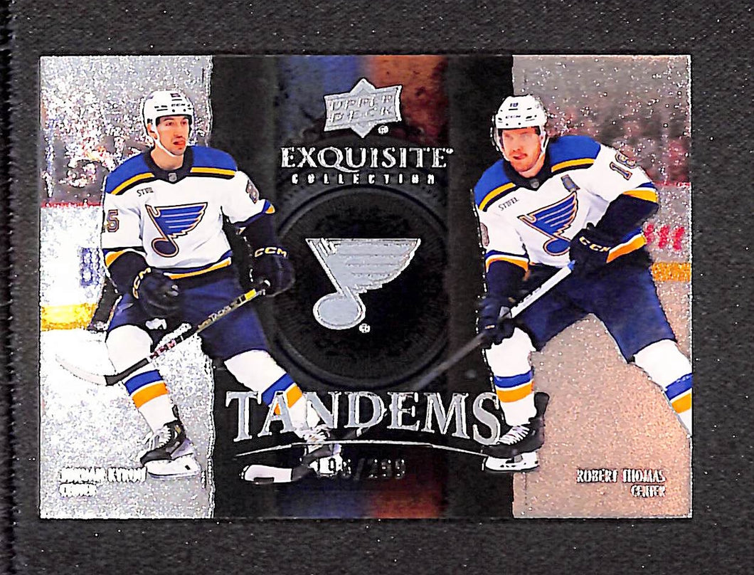 Jordan Kyrou/Robert Thomas 2024-25 Black Diamond Exquisite Collection Tandems #ET-KT