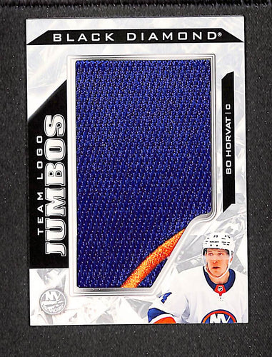 Bo Horvat 2024-25 Black Diamond Team Logo Jumbo Patch Puzzle Islanders #TL-BH