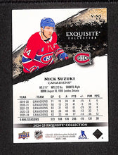 Load image into Gallery viewer, Nick Suzuki 2024-25 Upper Deck Black Diamond Exquisite Collection #V-NS #/399
